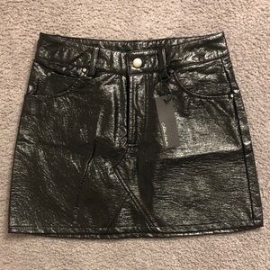 Patent Leather skirt from Nordstrom